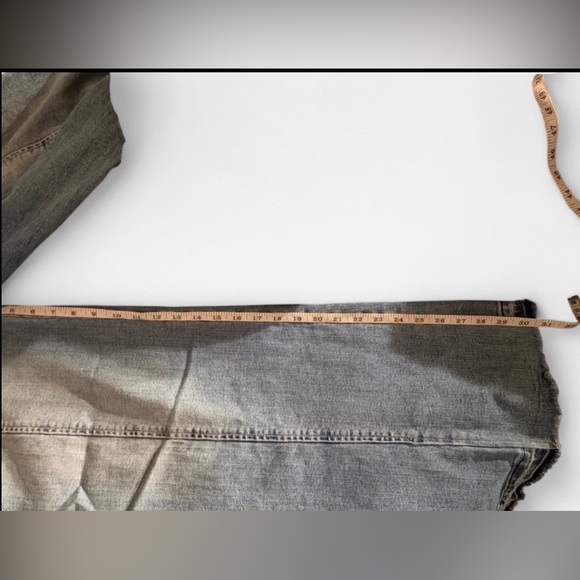 Flying Monkey High Rise Wide Leg Front Seam Jeans F5374M size 28 - Picture 5 of 6